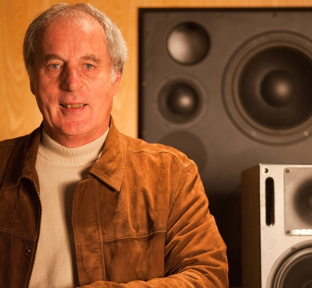 Record producer John Leckie at Solid State Logic. Photo: Nick Smith